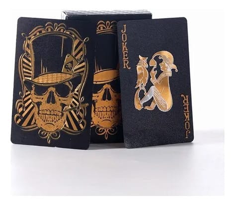 Cartas de pocker negras